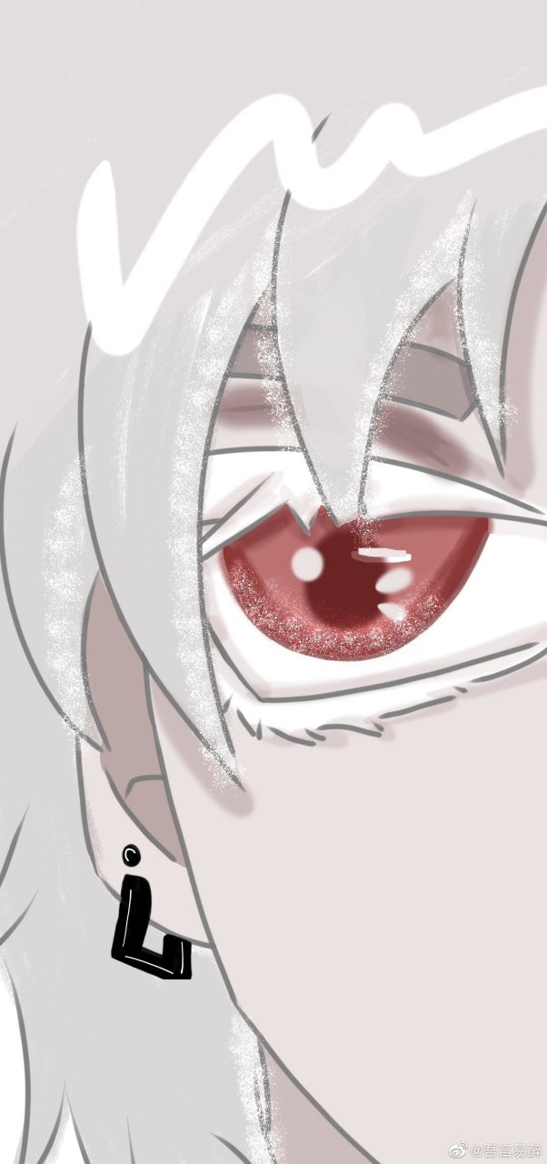 月影别墅# 月影别墅艾尔 梵优眼睛壁纸#动漫头像和壁纸#白 艾尔谷然