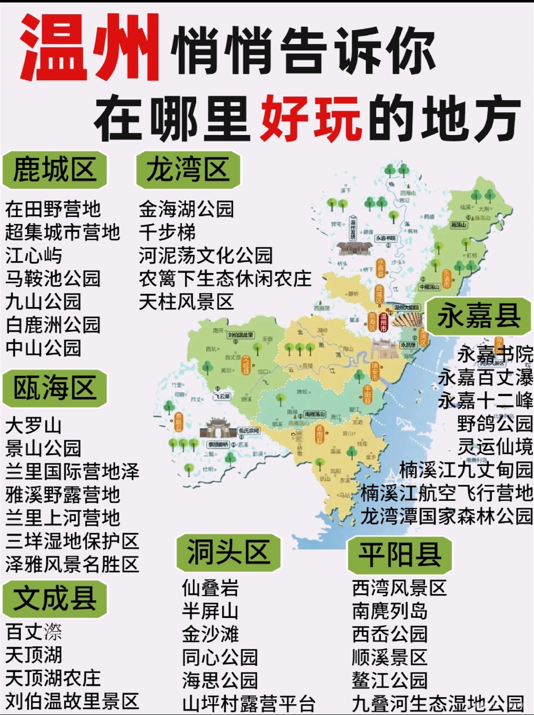 温州三区地图划分图片