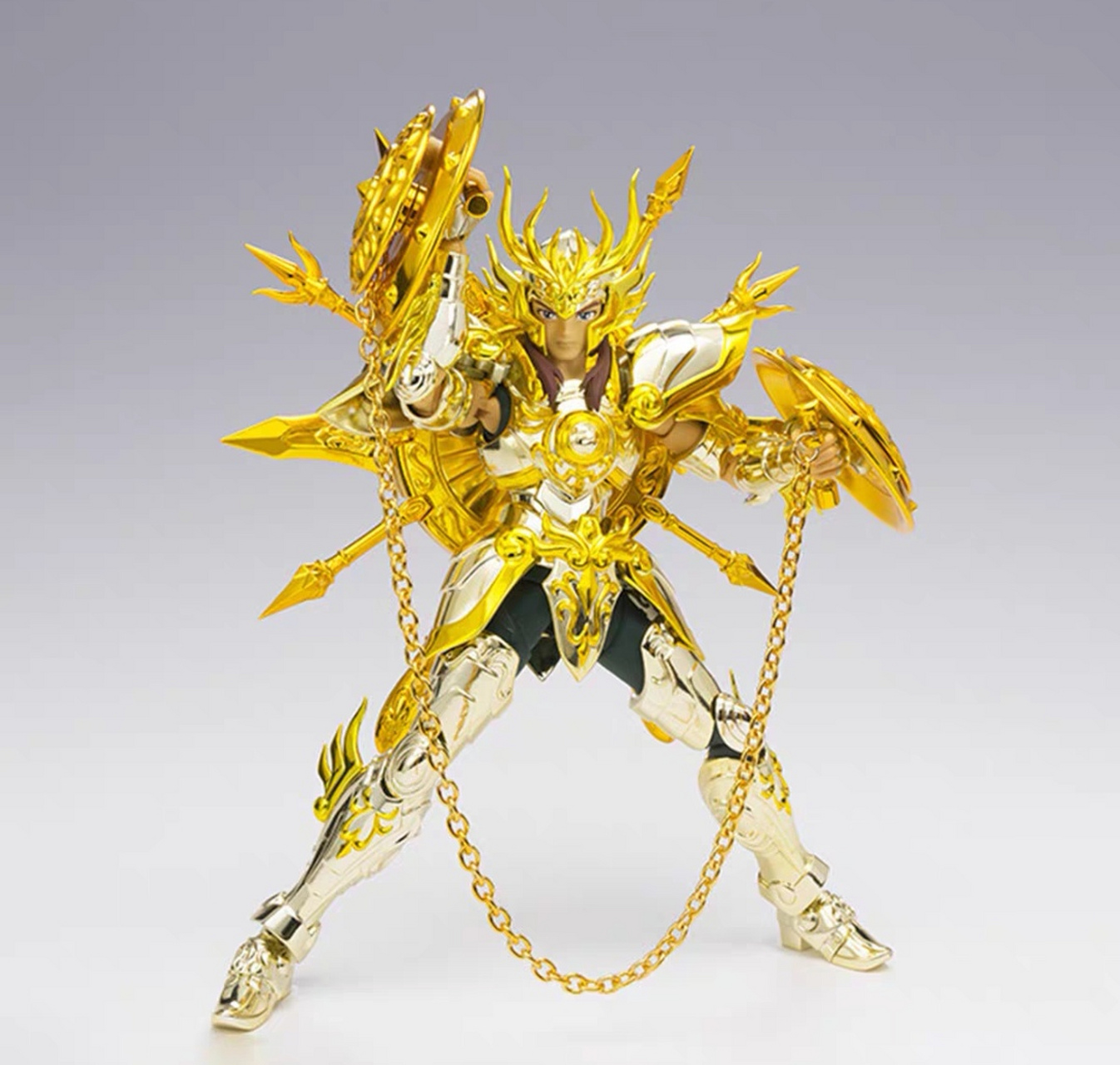 圣斗士 圣衣神话ex 神黄金天秤座童虎 黄金魂 天平!