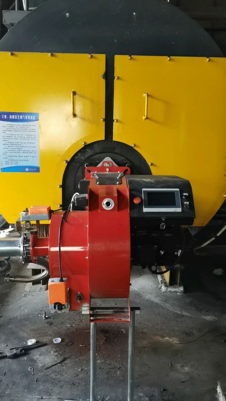 超低氮燃烧器安装调试完毕