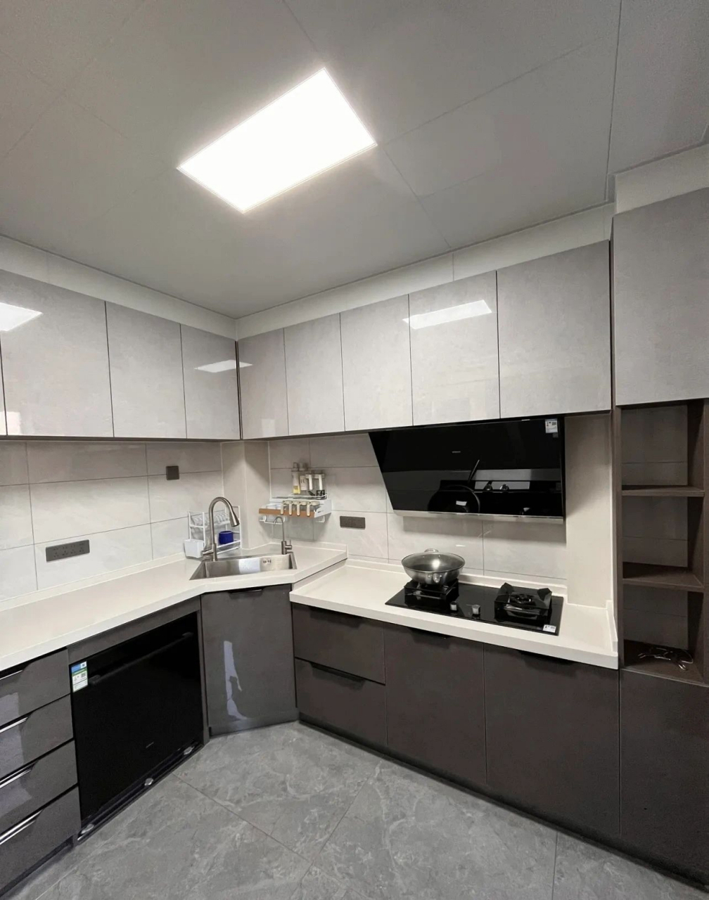 转角做钻石转角台面放水槽6015yyds6015 小厨房这么做 发挥出