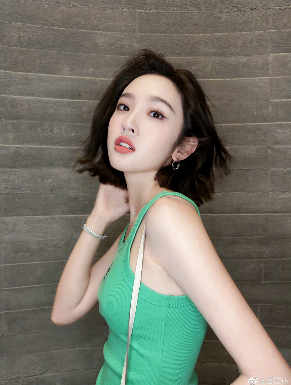 唐艺昕笑起来好甜!#心随星动