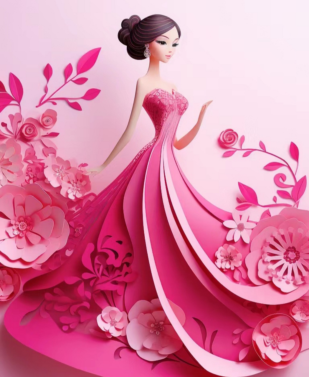 漂亮裙子   剪纸艺术#周杰伦演唱会