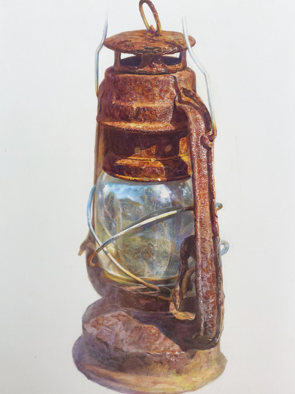 彩铅精微马灯,每一处的细节都很精细,大部分人的记忆中是没有马灯的