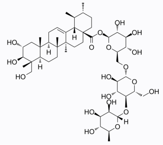 asiaticoside積雪草苷 cas號16830-15-2 活性氧分子