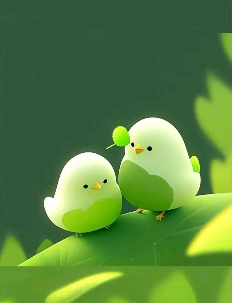 这护眼壁纸不仅绿色养眼,还超级可爱,拿走不谢[嘿哈][嘿哈][嘿哈]