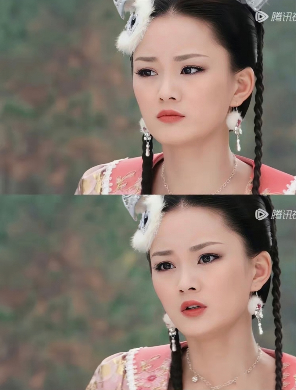 馨子的颜值在娱乐圈里算一般吧,但是《活佛济公》里小兔子的造型人设