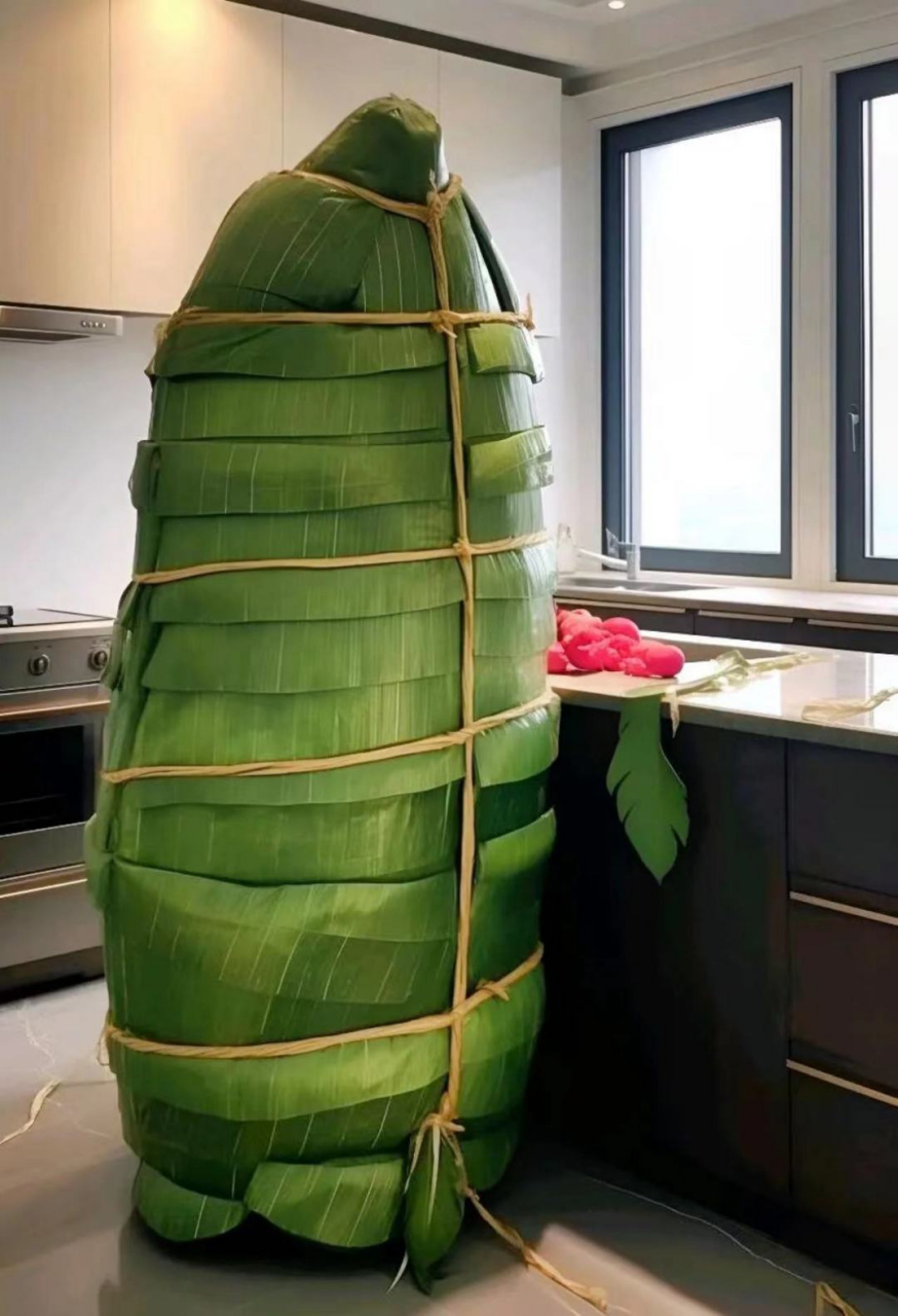 自己包的粽子,怎么样?#搞笑家庭欢乐多