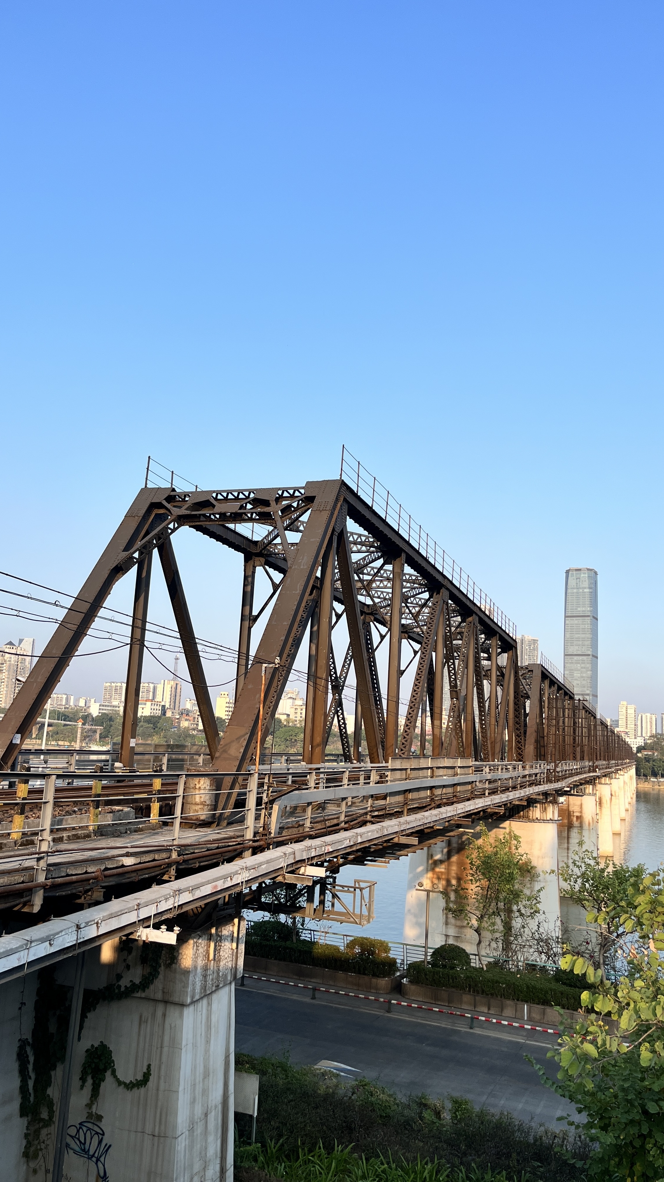 「手机摄影」柳州湘桂线跨柳江铁路大桥