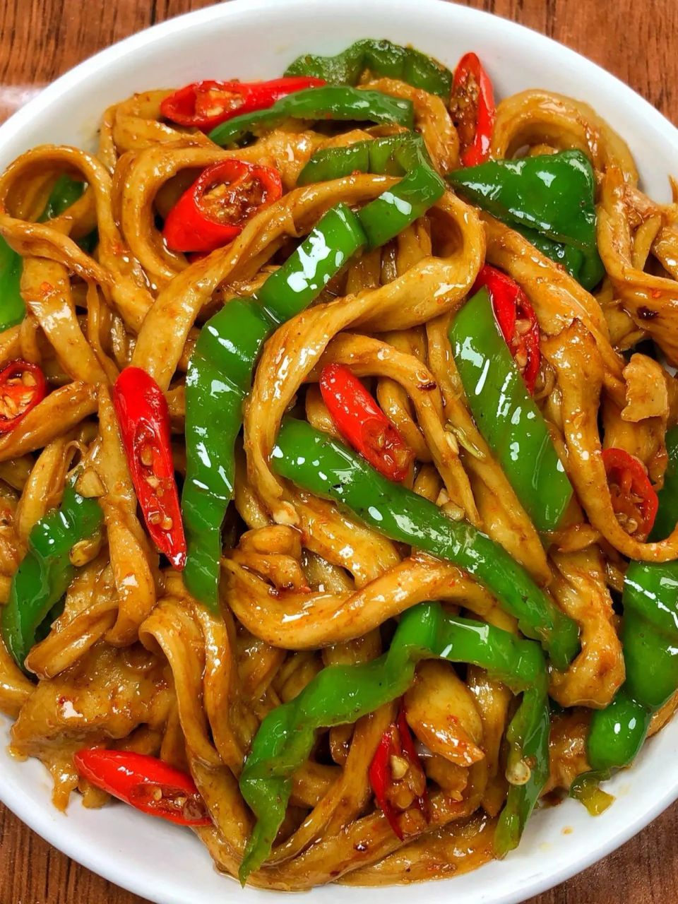 超级下饭的辣椒炒面筋6015 #夏日奇趣美食季