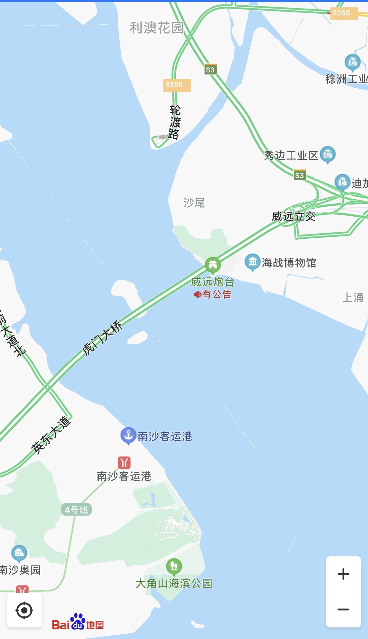 虎门南栅社区地图图片