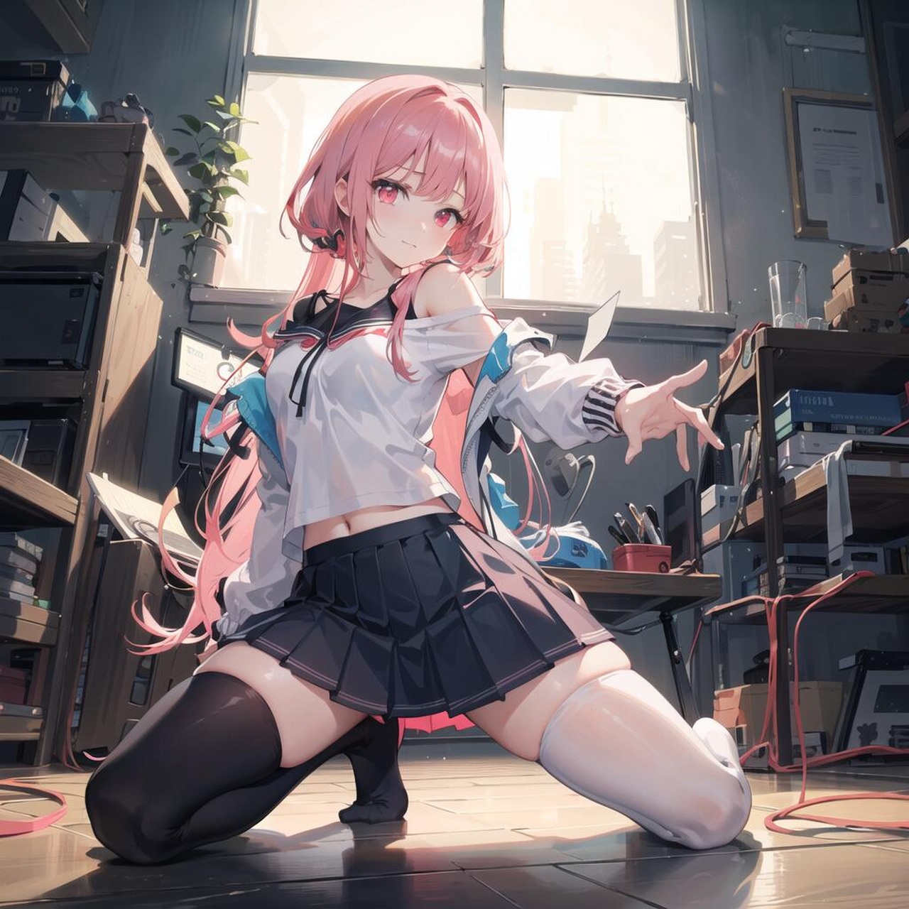 二次元# 肉腿加异色袜,这可真是让人垂涎欲滴啊[awsl]