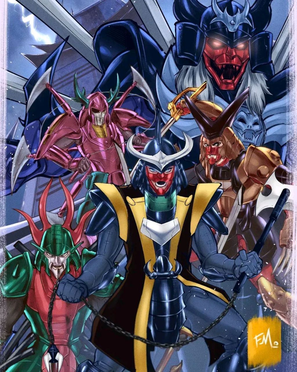 动漫# #插画# #魔神坛斗士