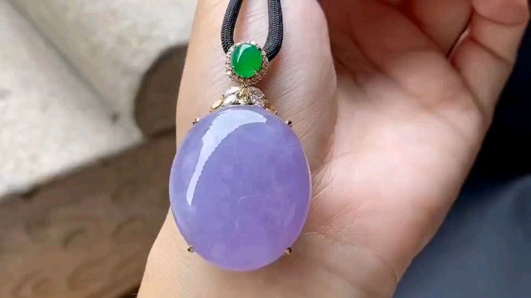 精美鸡蛋尺寸大紫蛋吊坠