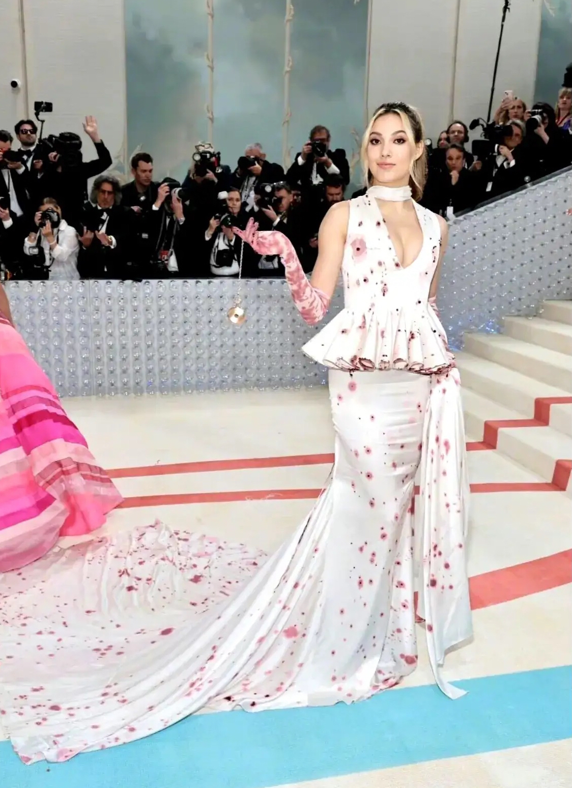 met gala 2021谷爱凌图片