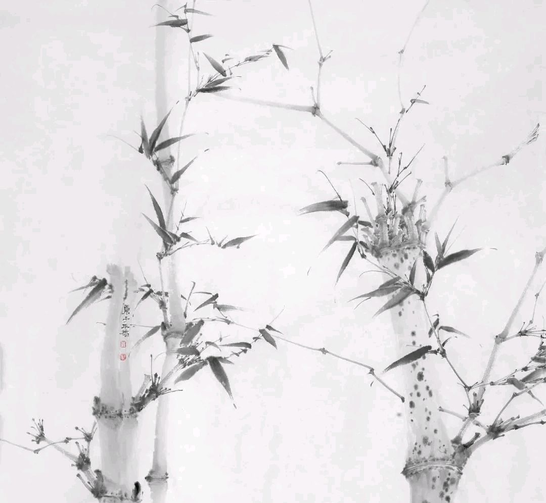 花鸟画|马勇的水墨竹,清润朴秀,书卷之气四溢