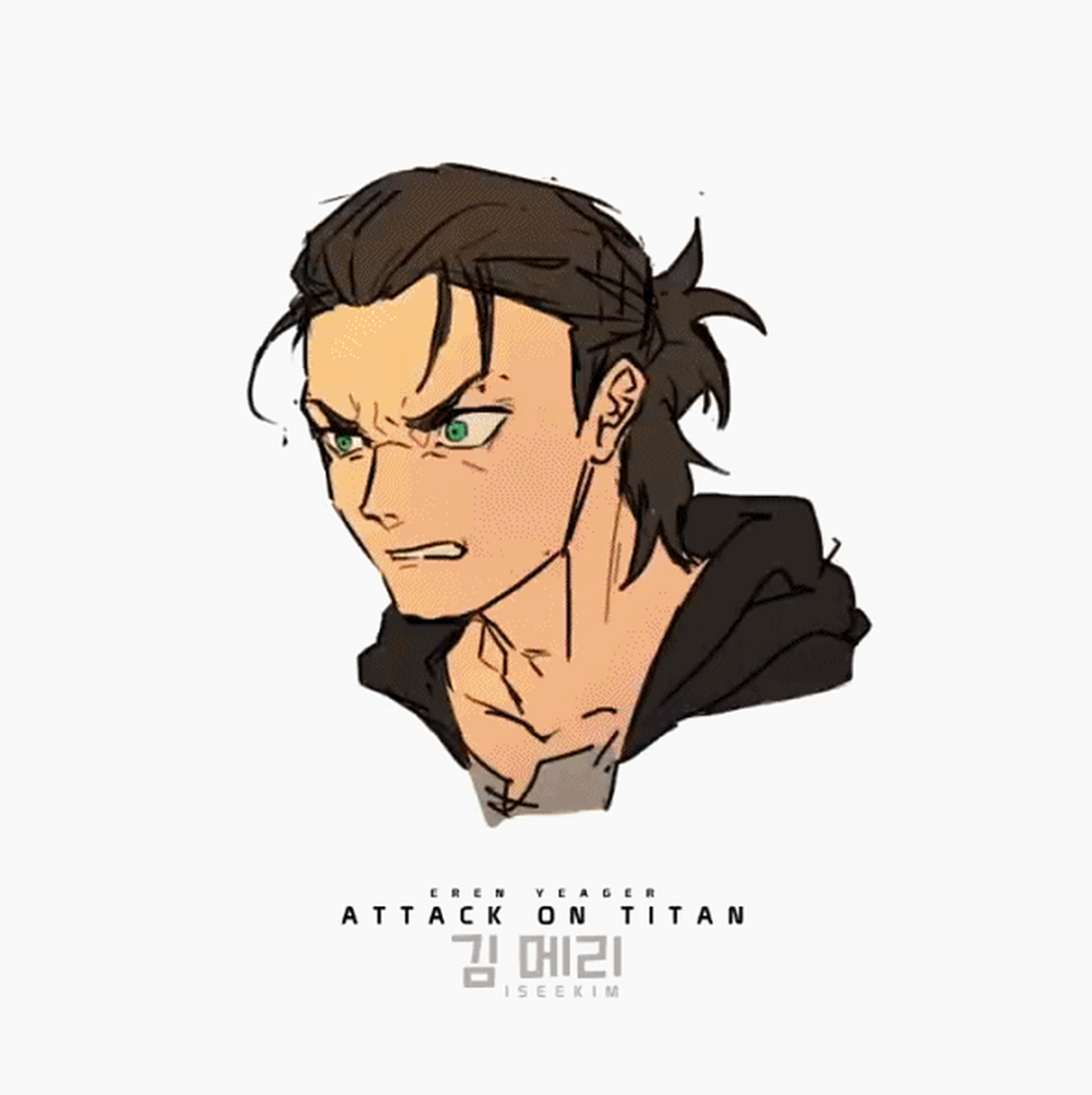 进击的巨人: 超帅的艾伦变身瞬间