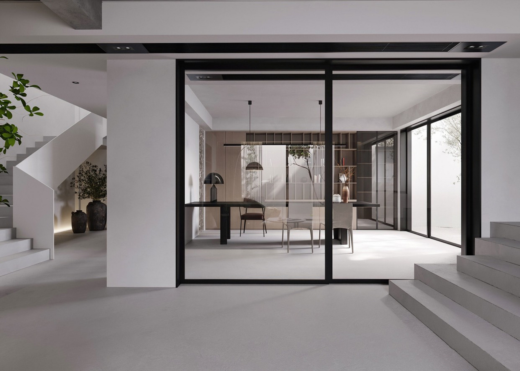 水泥灰墙面 无装饰大平顶,如此"素面朝天"的风格,是你会喜欢的吗?