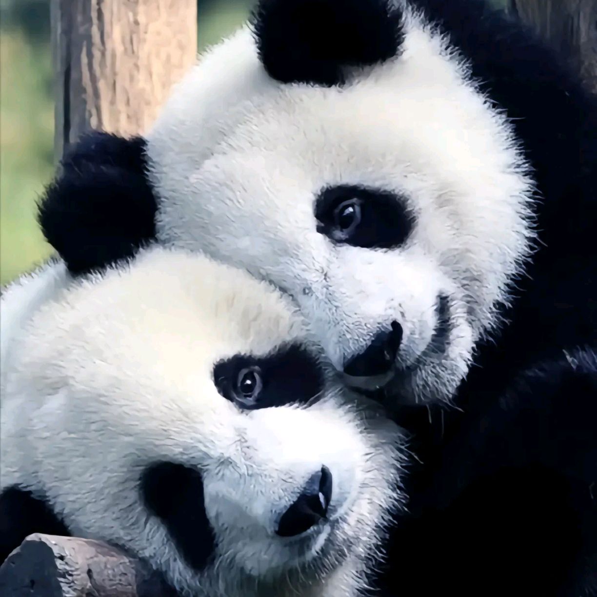 大熊猫丫丫和乐乐的故事