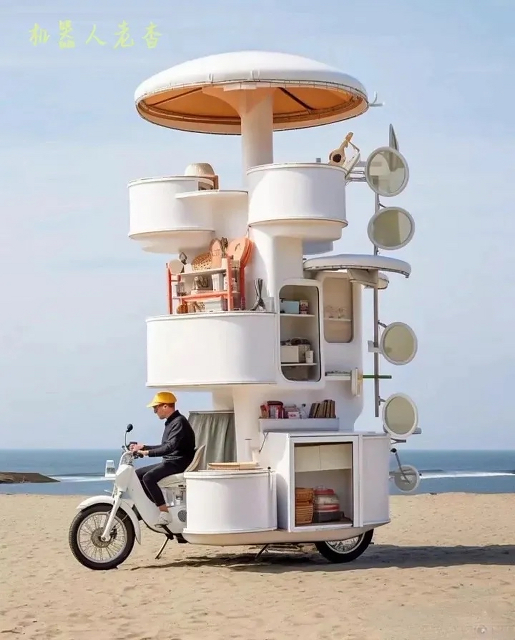 这才是三轮房车界的天花板,五星级超豪华三轮房车震撼来袭,独栋别墅式