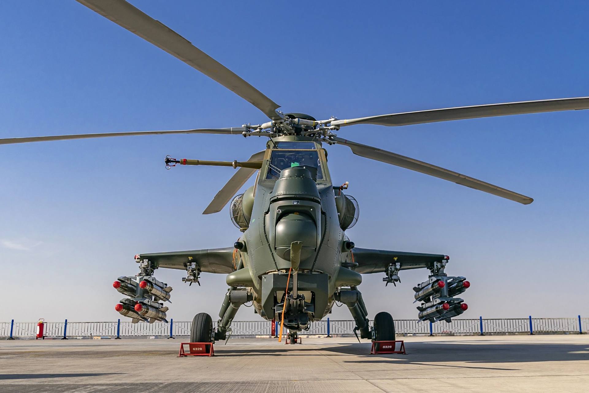 中国武直-10武装直升机