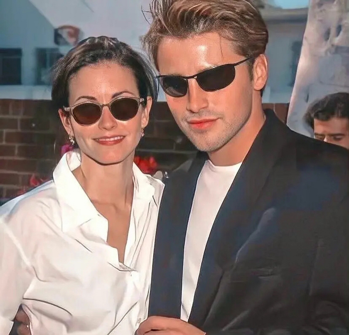 演员马特·勒布朗 matt leblanc同科特妮·考克斯courtney cox