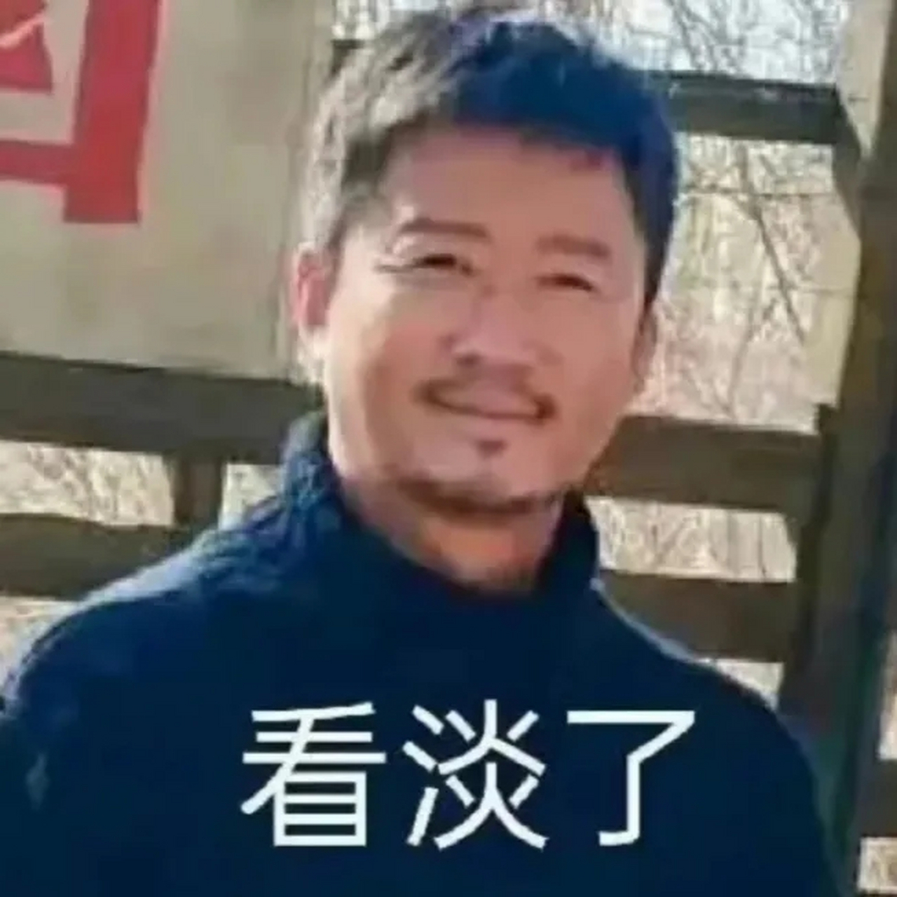 看淡了[微笑]#表情包