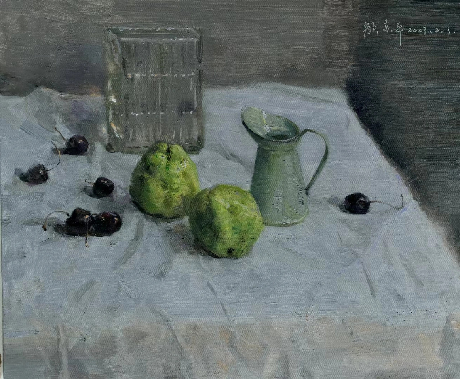 颜苏平静物油画作品欣赏!