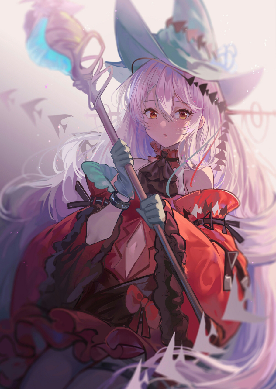 这个斯卡蒂有点可爱啊#分享二次元