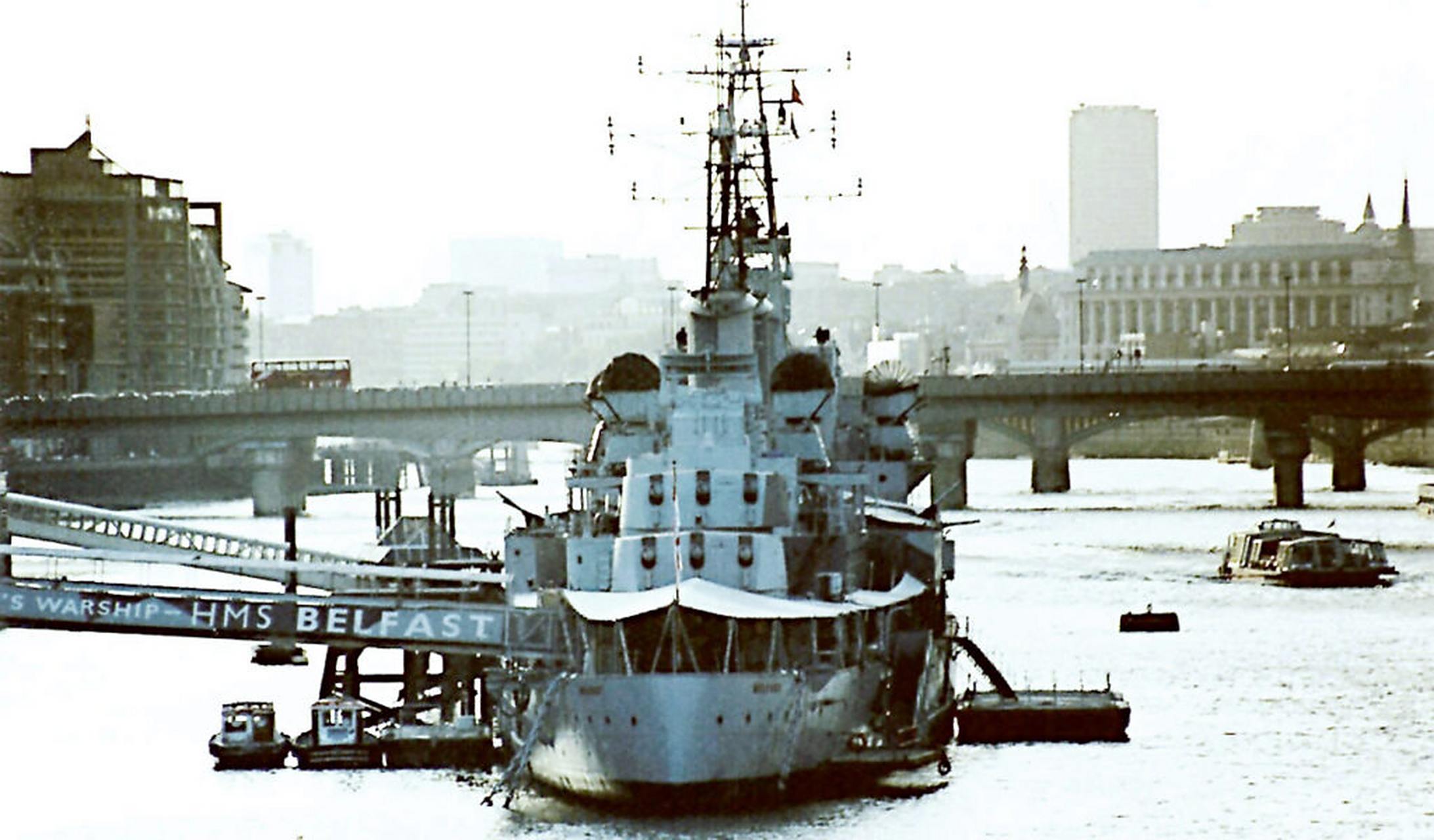 皇家海军贝尔法斯特轻巡洋舰博物馆 这座漂浮的博物馆停泊在距离伦敦