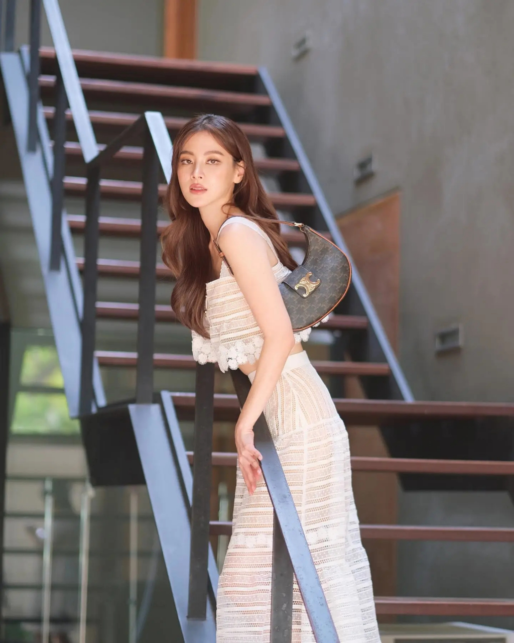 电影《初恋这件小事》的小水,泰国女演员平采娜越来越美了.