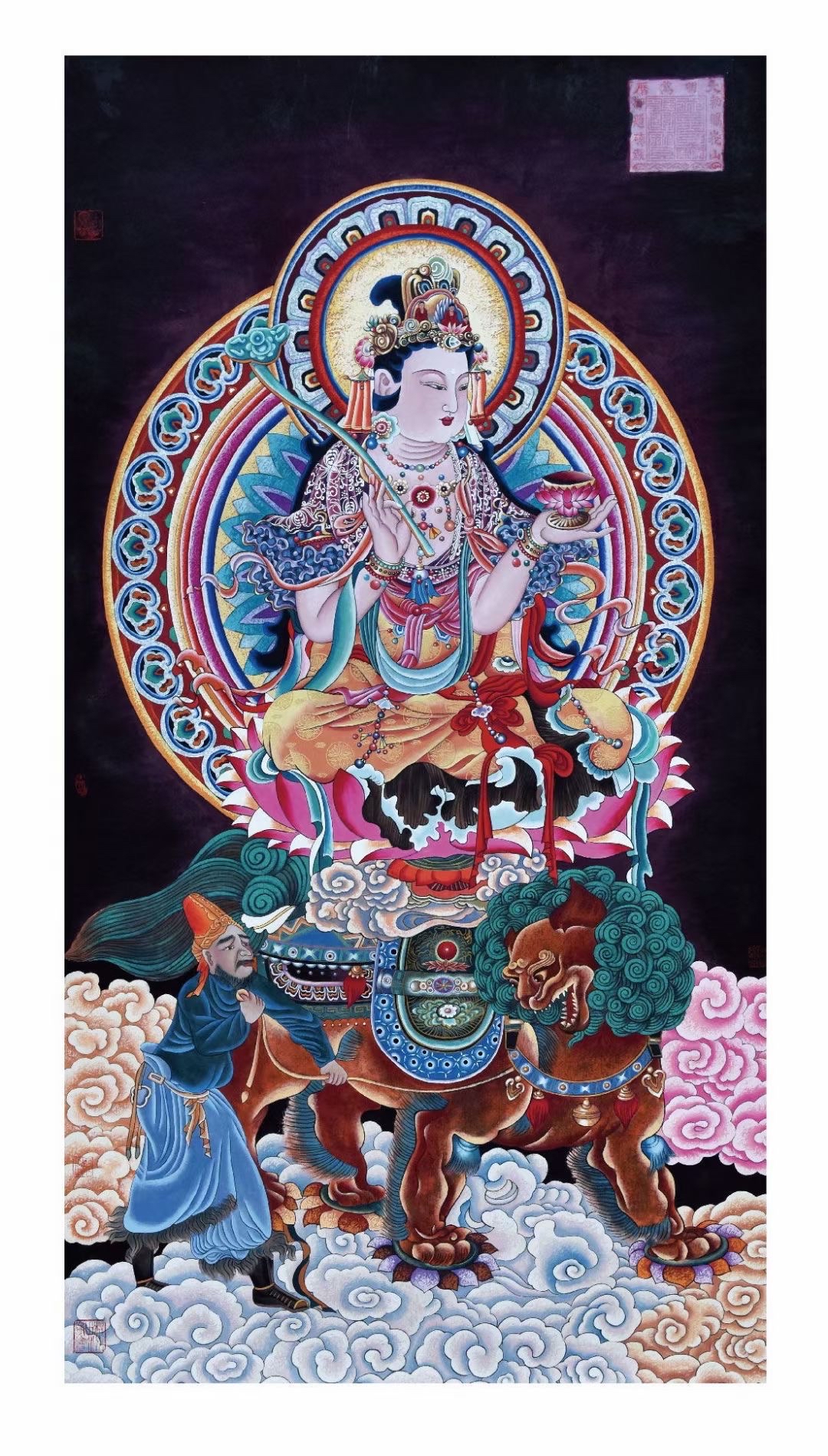 佛像艺术画家田勇老师作品展示