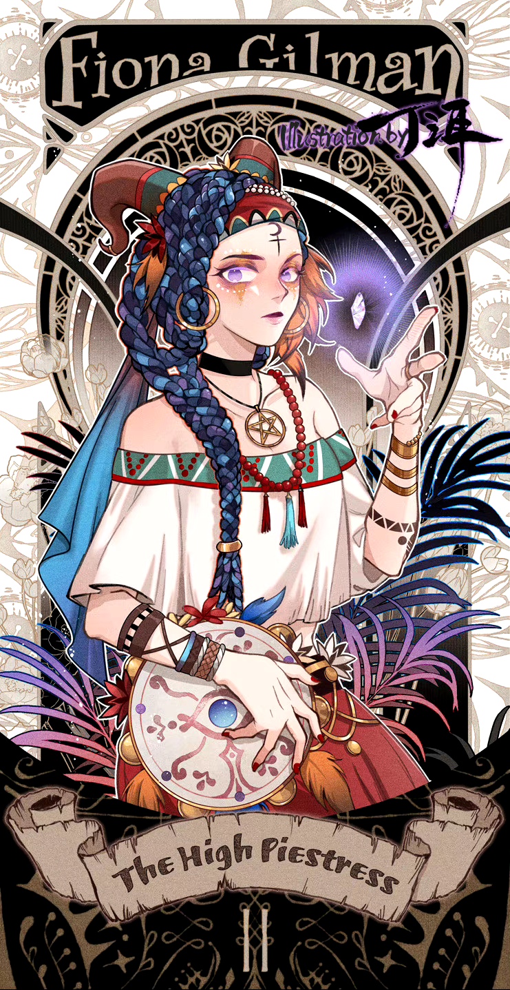 游戏《第五人格》塔罗牌风格角色插画欣赏