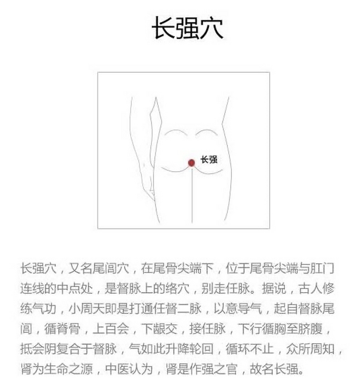 推拿按摩"长强穴"——武则天的长寿秘诀!