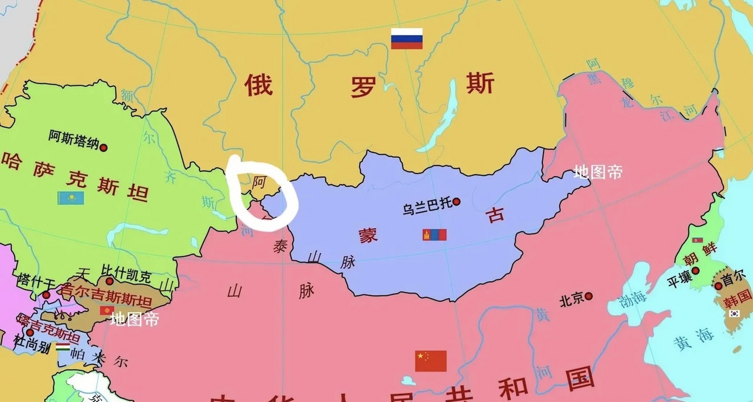 蒙古国要想把稀土资源运往美国只有一条路可走,就是蒙古与哈萨克斯坦