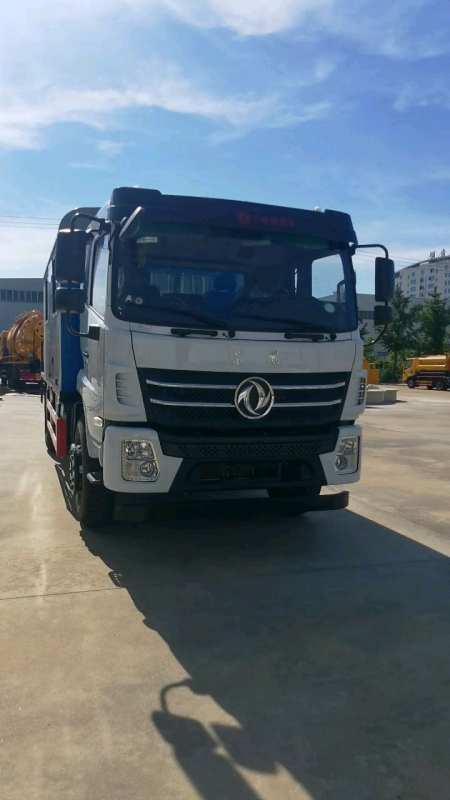 东风单桥国六锅炉车油田作业高温清洗车-度小视