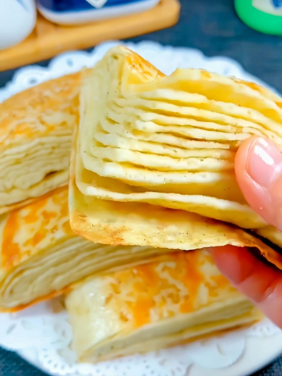早餐千层饼的做法,好吃