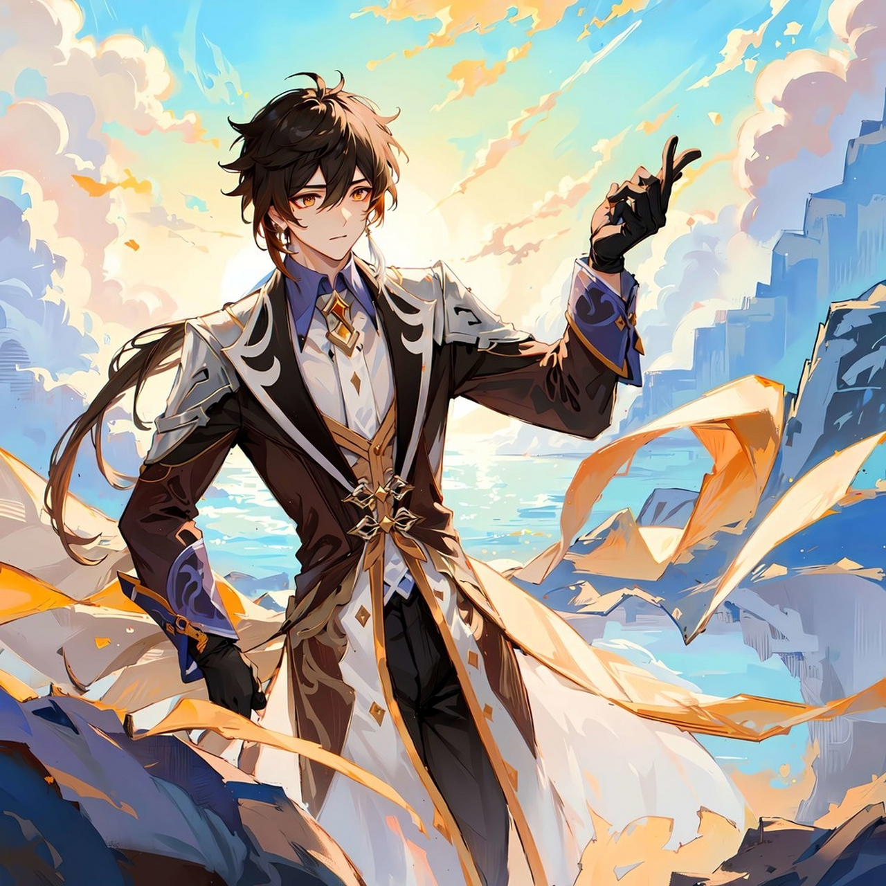 帝君,魈的8k壁纸#原神# #原神魈