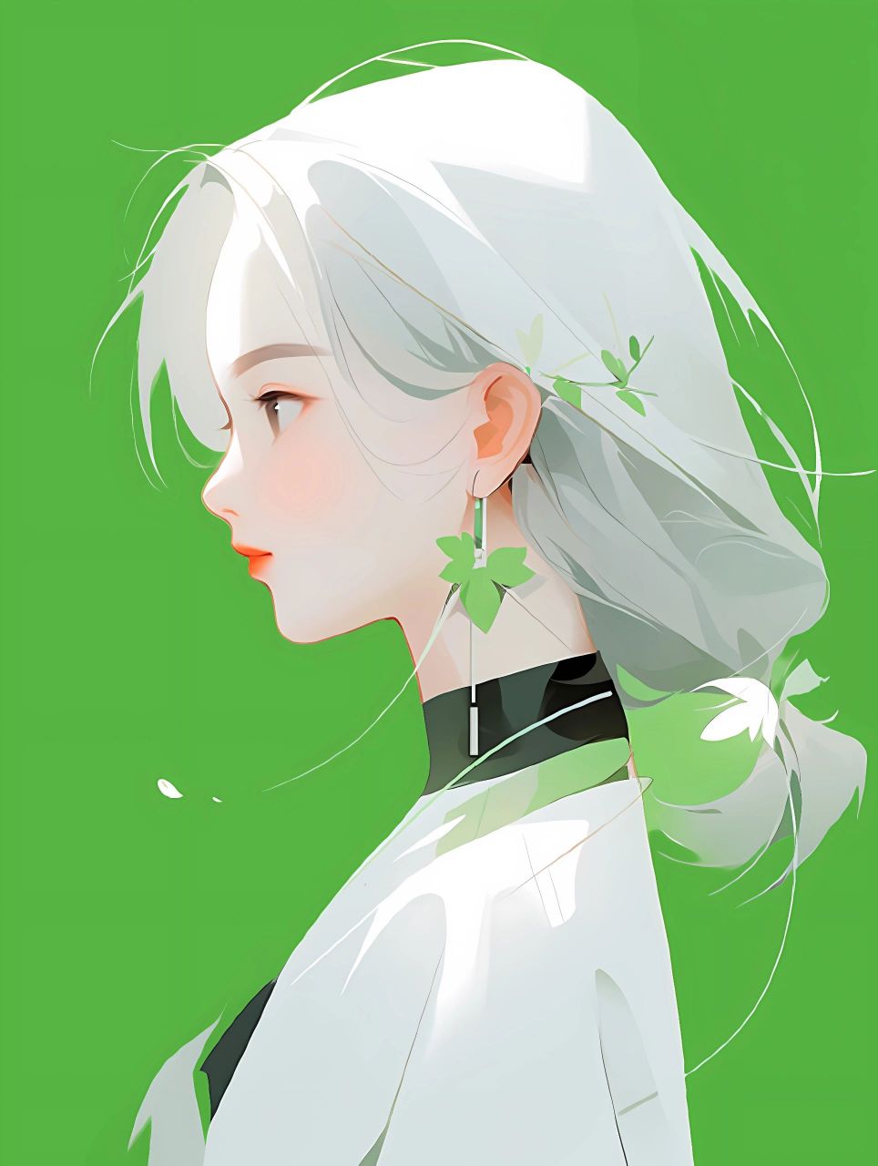 绿色系头像:用时间和心看人,而不是用眼睛.心存温柔,必有诗和远方.