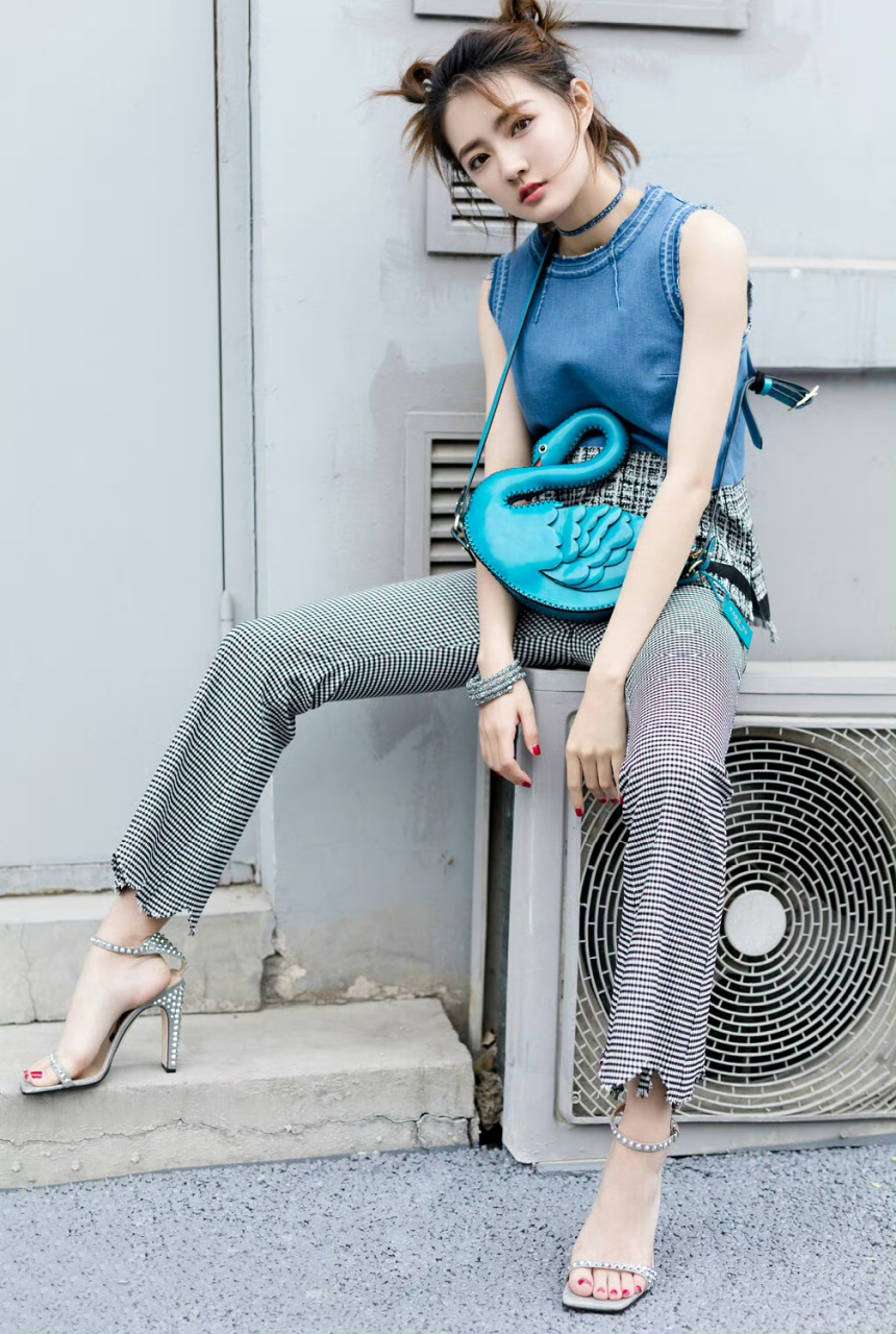 徐璐 高跟凉鞋美jio丫