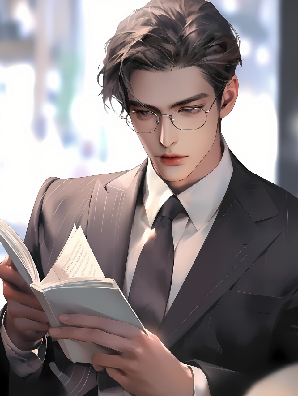 这不就是言情小说里的霸道总裁吗 #二次元# #ai绘画# #ai共创计划