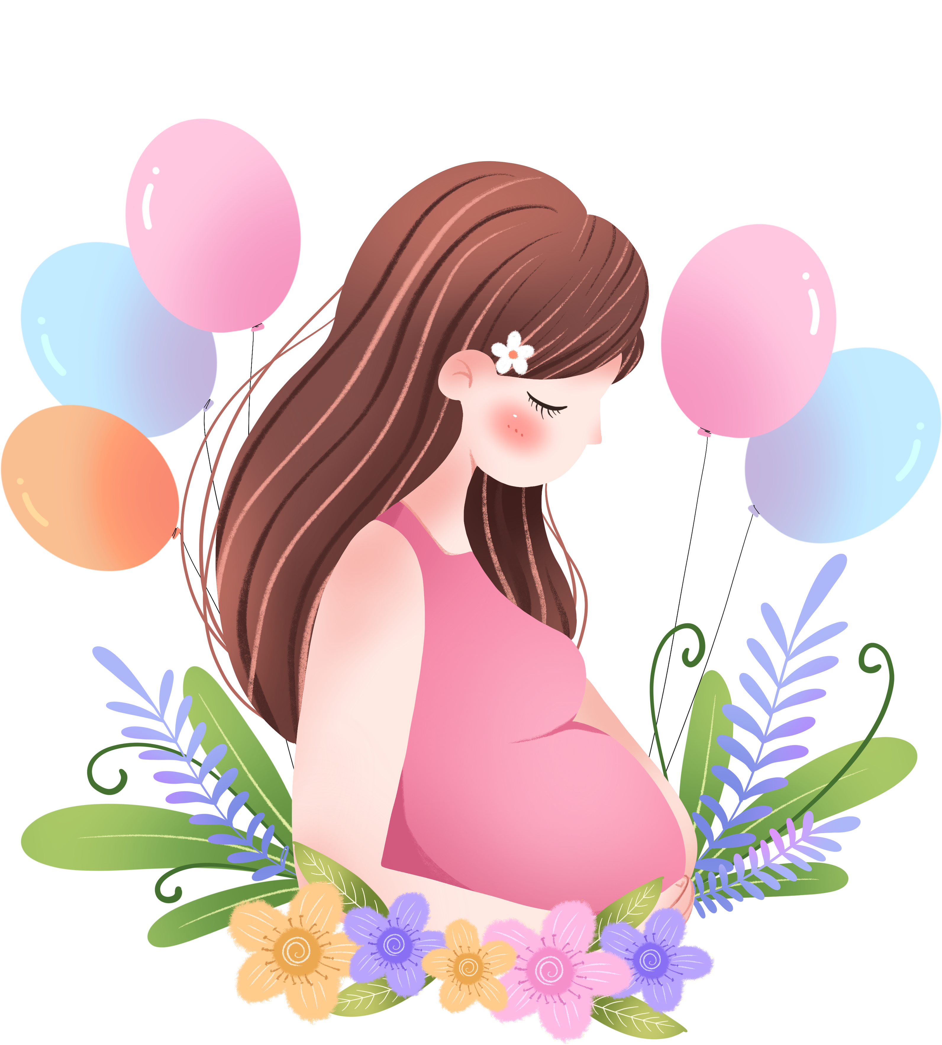 女人孕期正常吃食物,营养足够吗?