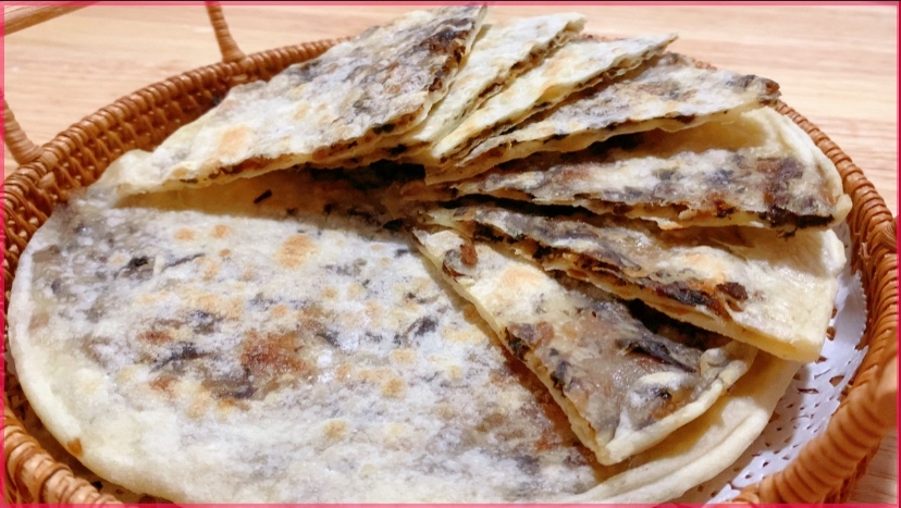 家常版浙江美食缙云梅干菜饼,详细做法,梅菜咸香,饼皮酥脆!