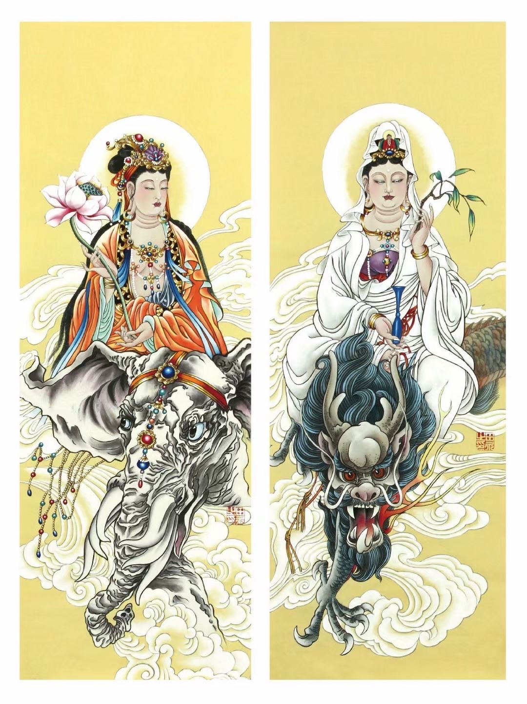 佛像艺术画家田勇老师作品展示