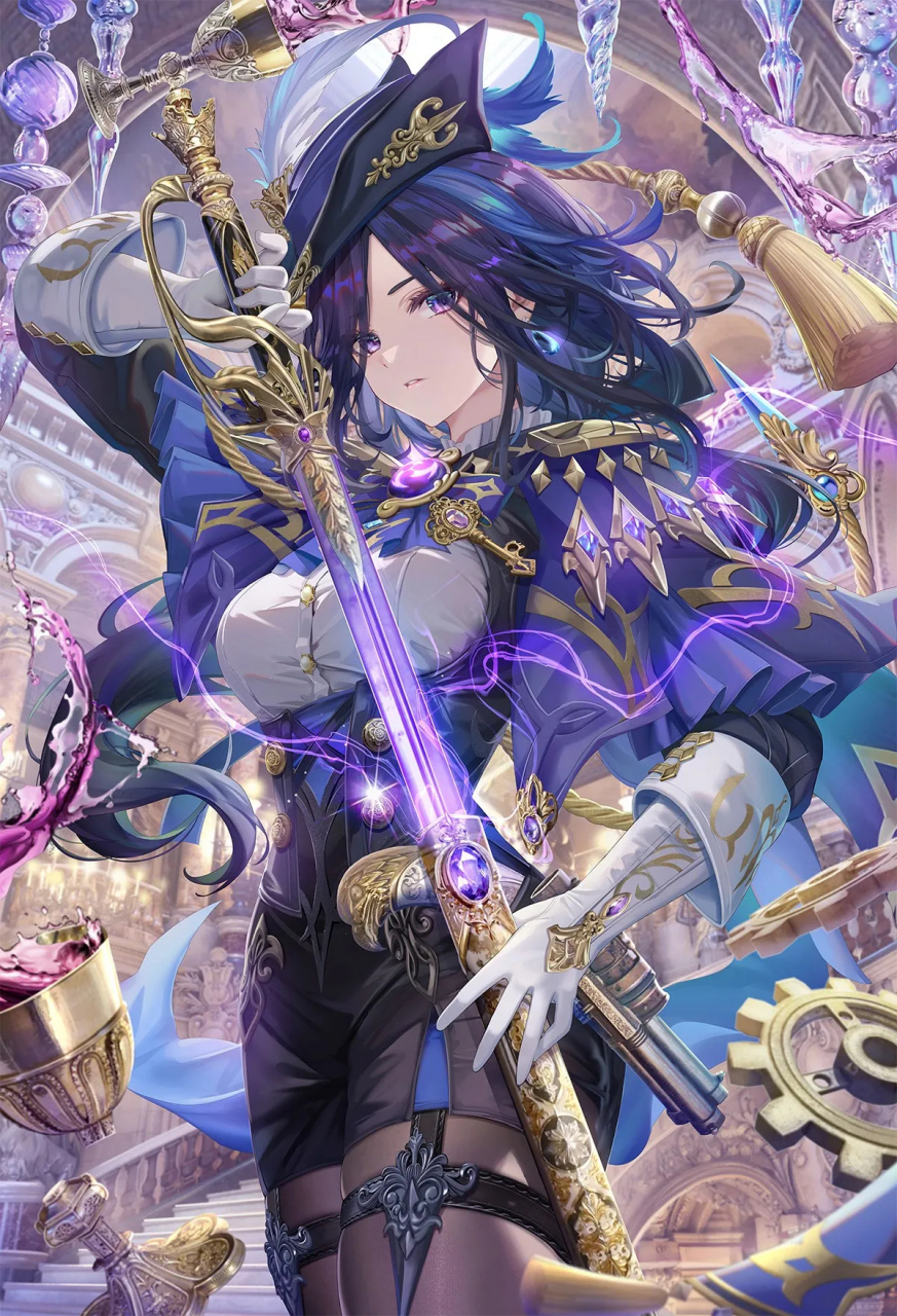 又酷又御的雷系大姐姐——克洛琳德 画师:torino#原神# #二次元# #二