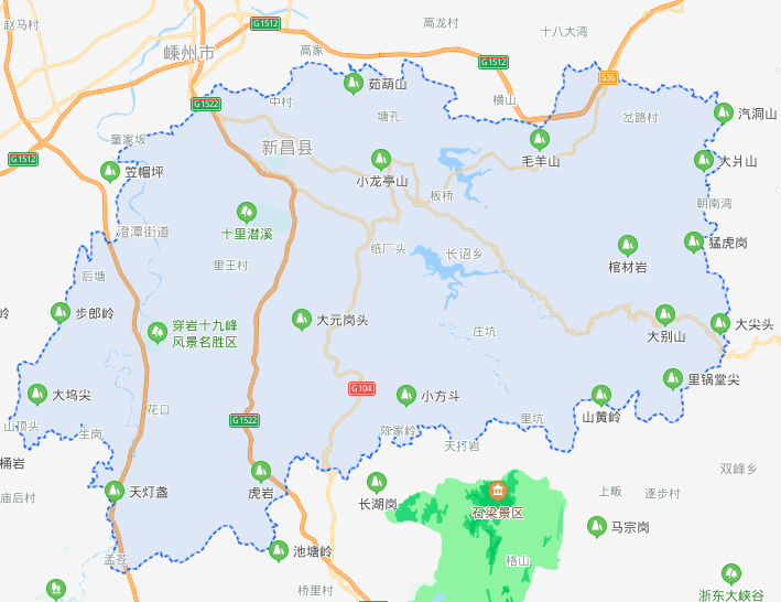 新昌天氣預報!浙江省紹興市新昌縣6月15日至23日未來9天氣象預報