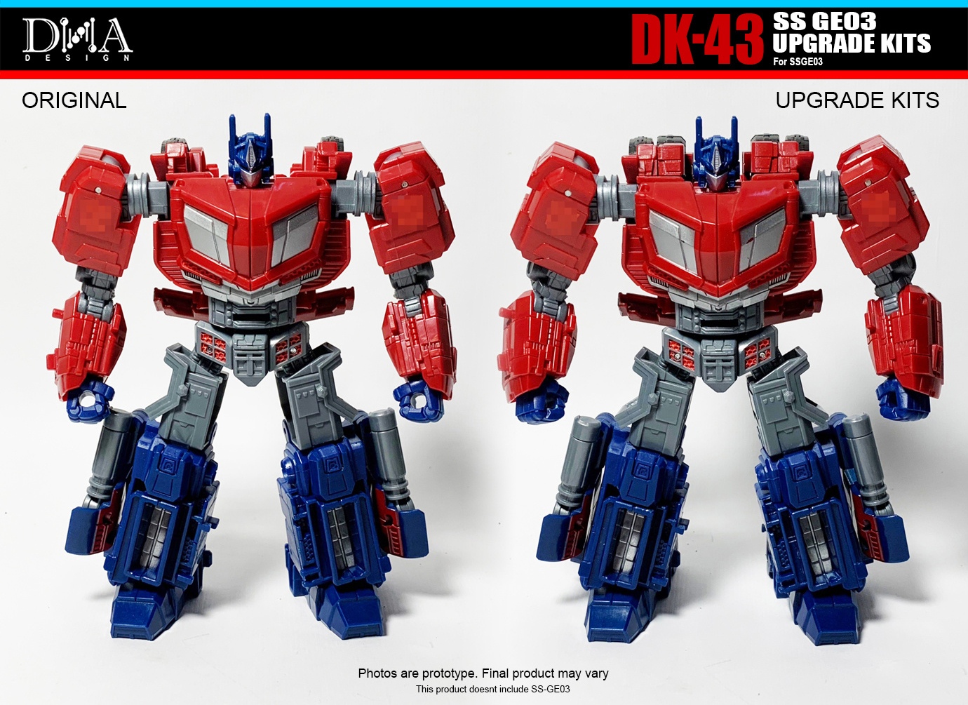 模型欣赏:dna 变形金刚ss ge03 wfc擎天柱配件包展示