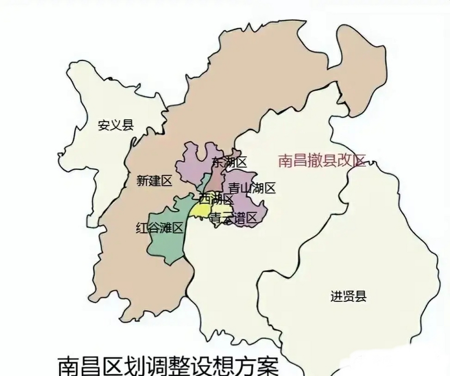 导致南昌的辖区面积在全国所有省会城市中排名靠后,同时也让南昌的