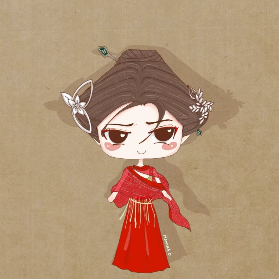 红衣陈芊芊动漫女生高清头像