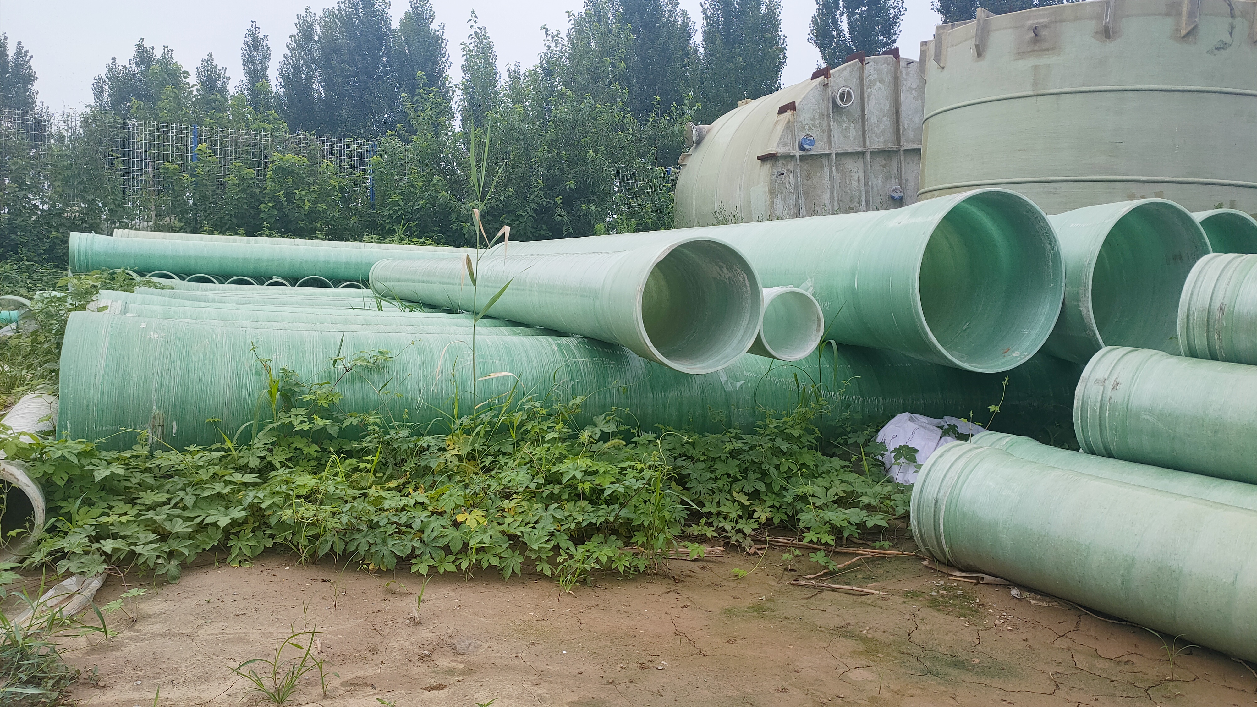 玻璃钢排水排污管道安装注意事项